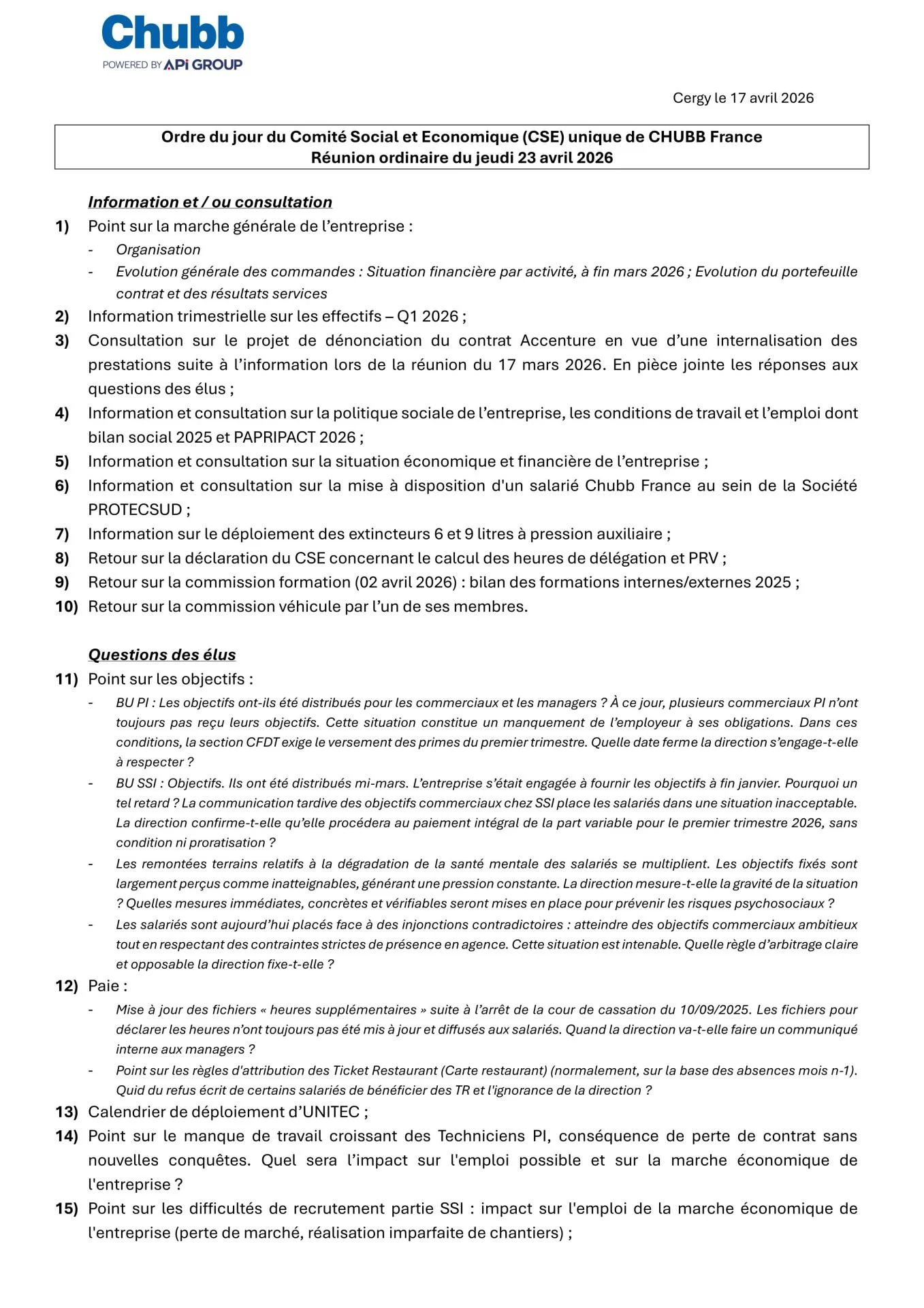 Cse 23 04 2026 ordre du jour 1