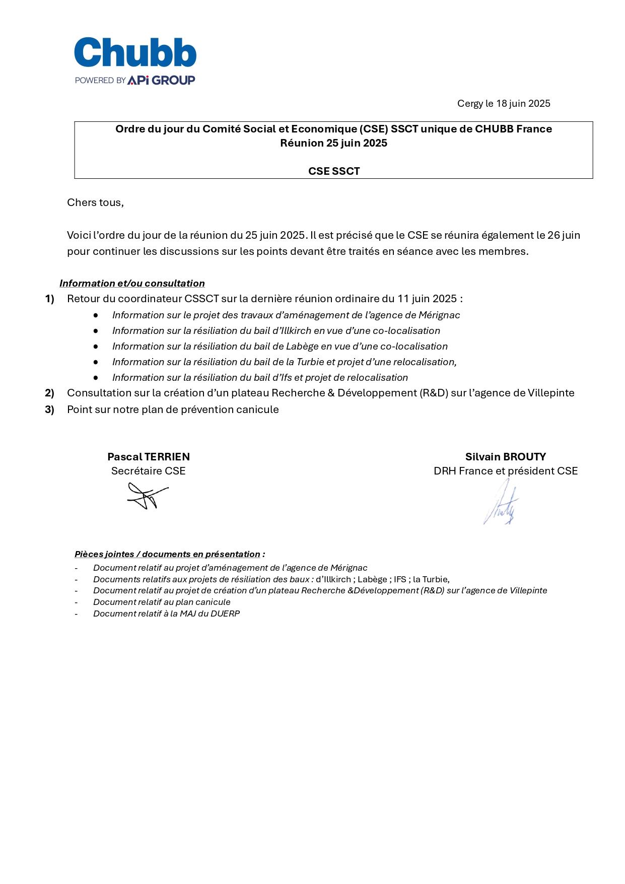Cse ssct 25 06 2025 ordre du jour page 0001