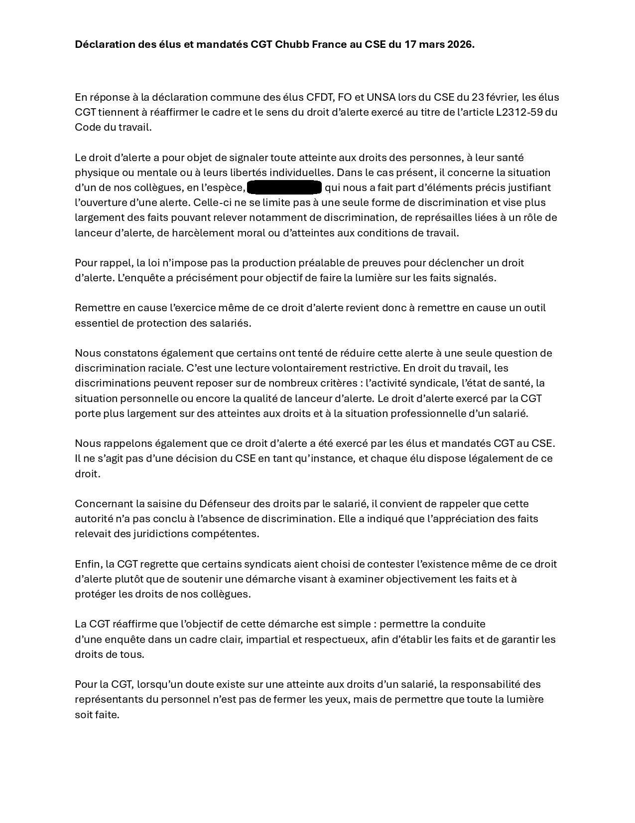 Declaration cgt au cse mars 2026 page 2