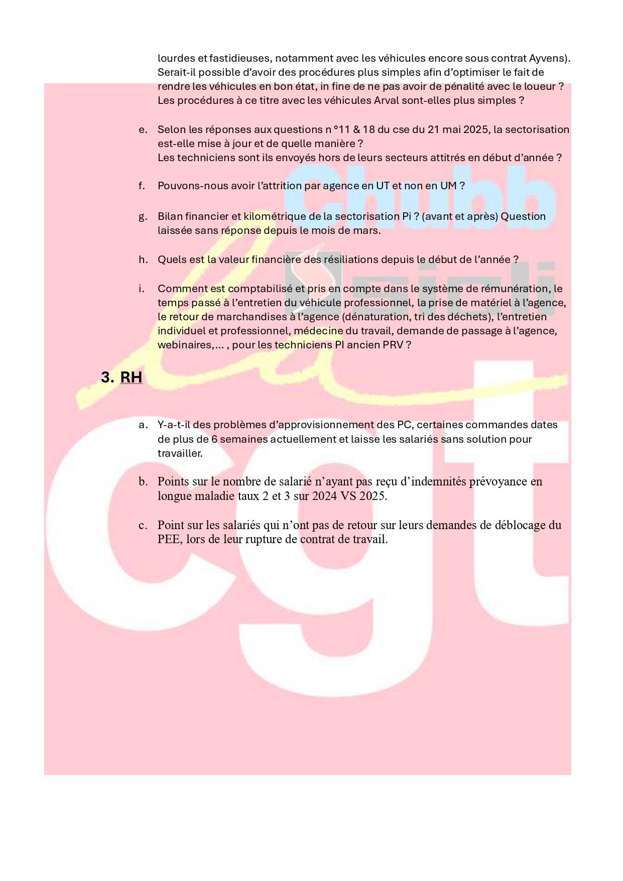 Questions cgt chubb france cse juin 2025 page 0002