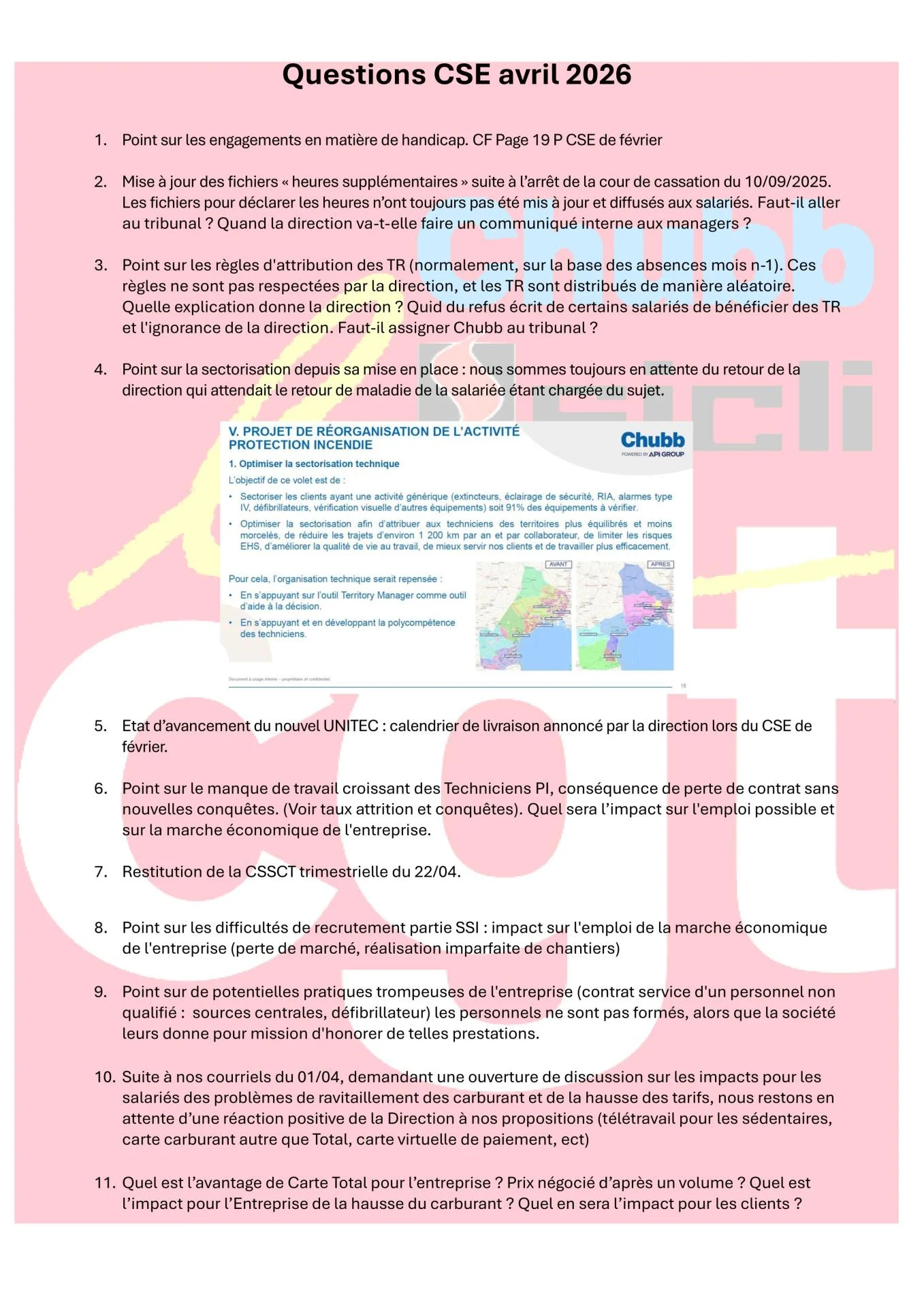 Questions cgt cse avril 2026