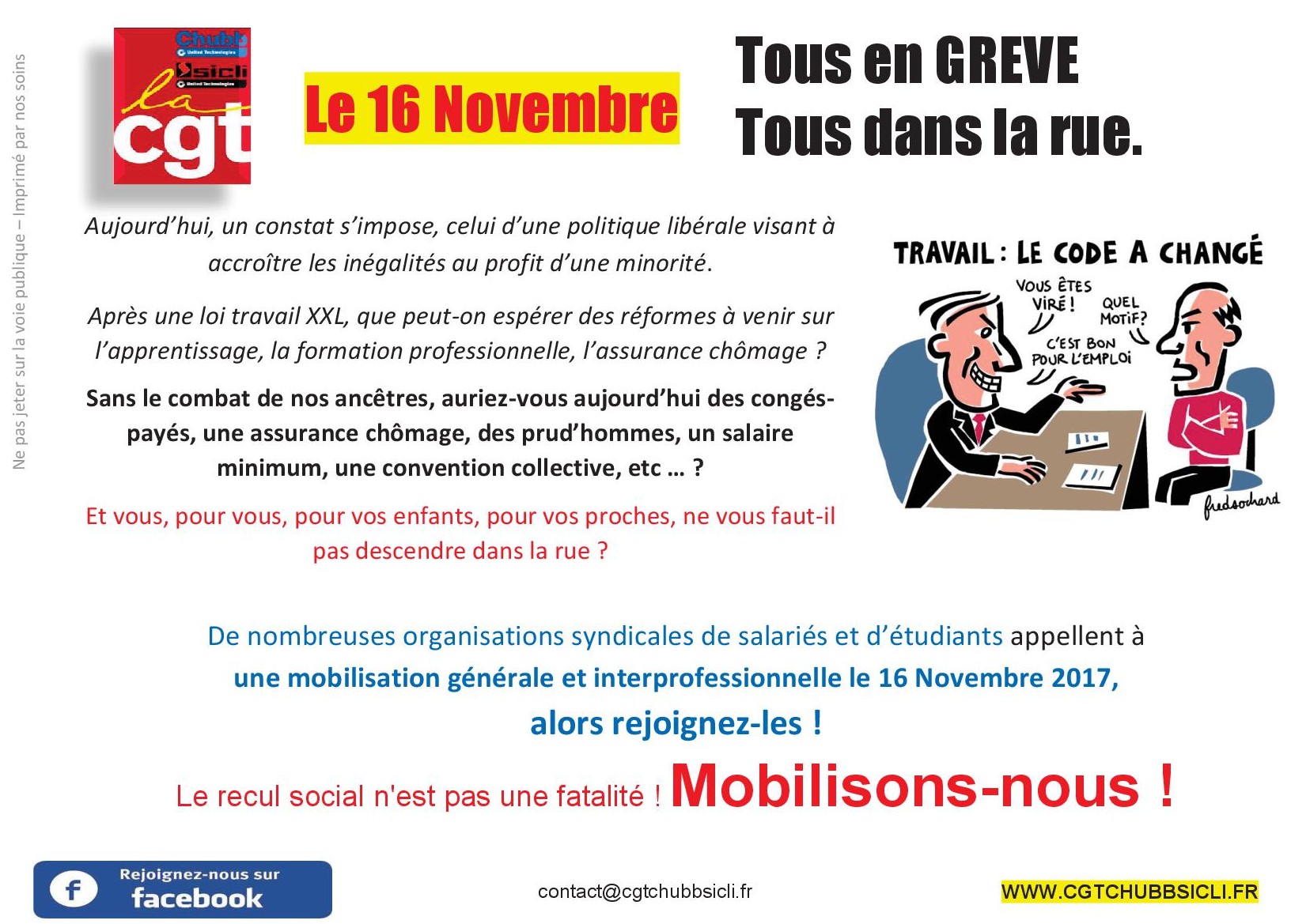 Tract greve du 16 11 2017